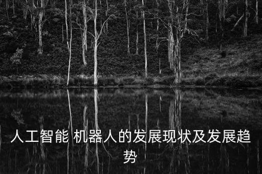 人工智能 機(jī)器人的發(fā)展現(xiàn)狀及發(fā)展趨勢(shì)