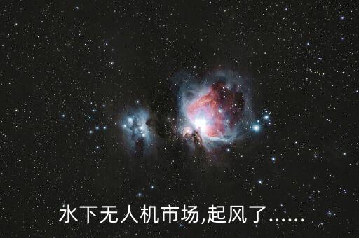  水下無人機市場,起風了……