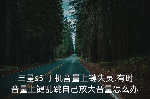  三星s5 手機(jī)音量上鍵失靈,有時(shí)音量上鍵亂跳自己放大音量怎么辦