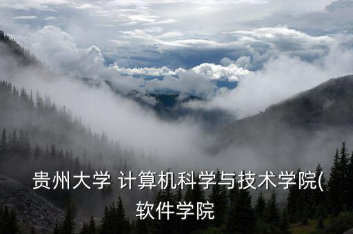  貴州大學 計算機科學與技術學院(軟件學院