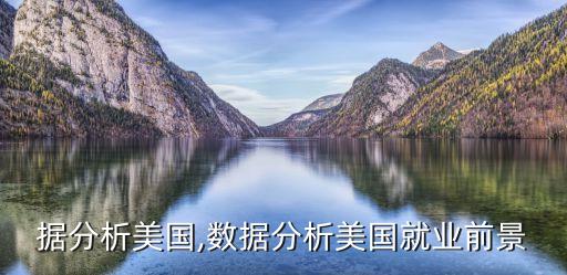大數(shù)據(jù)分析美國,數(shù)據(jù)分析美國就業(yè)前景