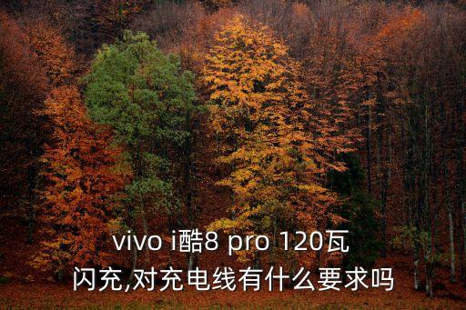 vivo i酷8 pro 120瓦閃充,對(duì)充電線有什么要求嗎