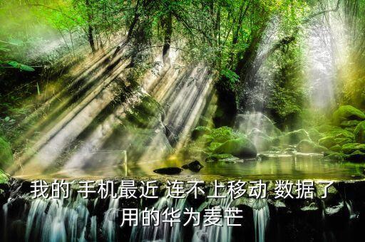 我的 手機最近 連不上移動 數(shù)據(jù)了用的華為麥芒