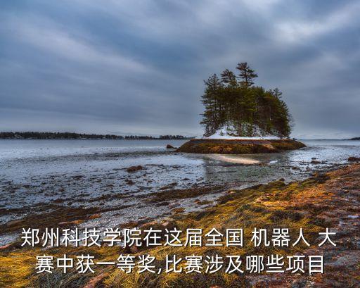 鄭州科技學(xué)院在這屆全國 機(jī)器人 大賽中獲一等獎(jiǎng),比賽涉及哪些項(xiàng)目