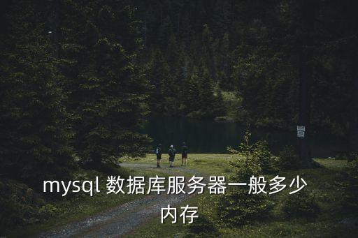mysql 數(shù)據(jù)庫服務(wù)器一般多少 內(nèi)存