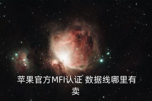  蘋果官方MFI認(rèn)證 數(shù)據(jù)線哪里有賣