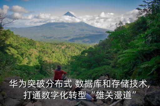 華為突破分布式 數(shù)據(jù)庫和存儲技術(shù),打通數(shù)字化轉(zhuǎn)型“雄關(guān)漫道”