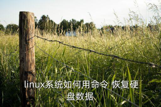  linux系統(tǒng)如何用命令 恢復(fù)硬盤數(shù)據(jù)