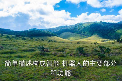 簡(jiǎn)單描述構(gòu)成智能 機(jī)器人的主要部分和功能
