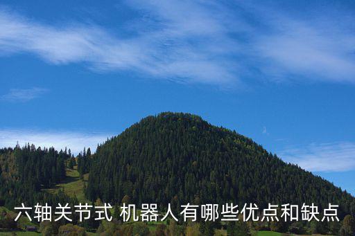 六軸關(guān)節(jié)式 機(jī)器人有哪些優(yōu)點(diǎn)和缺點(diǎn)