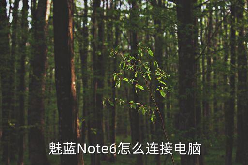  魅藍(lán)Note6怎么連接電腦