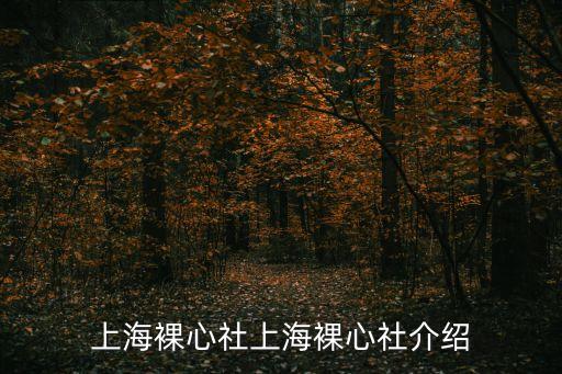 上海裸心社上海裸心社介紹