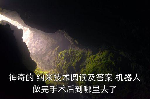 神奇的 納米技術(shù)閱讀及答案 機(jī)器人做完手術(shù)后到哪里去了