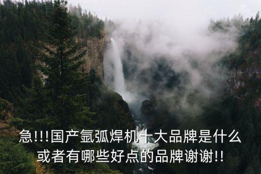 急!!!國產(chǎn)氬弧焊機(jī)十大品牌是什么或者有哪些好點(diǎn)的品牌謝謝!!