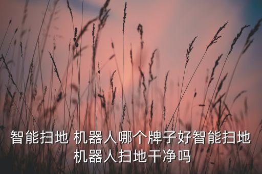 智能掃地 機(jī)器人哪個(gè)牌子好智能掃地 機(jī)器人掃地干凈嗎