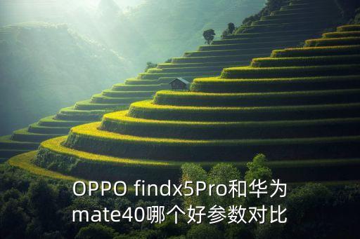 OPPO findx5Pro和華為mate40哪個好參數(shù)對比