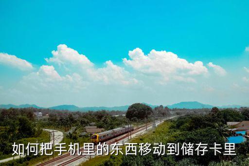 如何把手機里的東西移動到儲存卡里