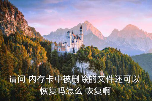 請問 內存卡中被刪除的文件還可以 恢復嗎怎么 恢復啊