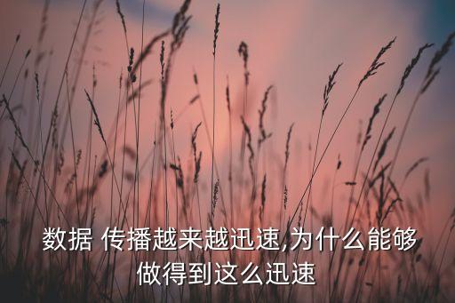 大數(shù)據(jù)傳播