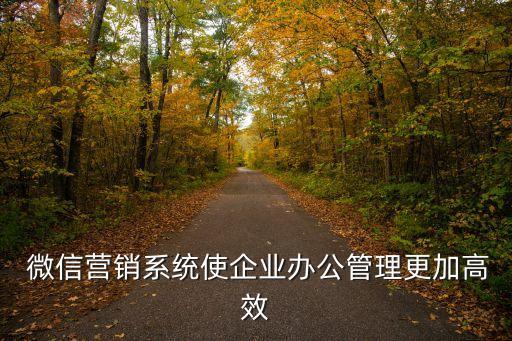  微信營銷系統(tǒng)使企業(yè)辦公管理更加高效