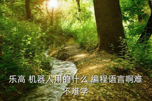 樂高 機(jī)器人用的什么 編程語(yǔ)言啊難不難學(xué)