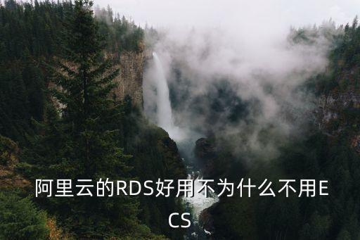  阿里云的RDS好用不為什么不用ECS