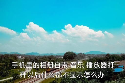  手機(jī)里的相冊(cè)自帶 音樂(lè) 播放器打開(kāi)以后什么都不顯示怎么辦