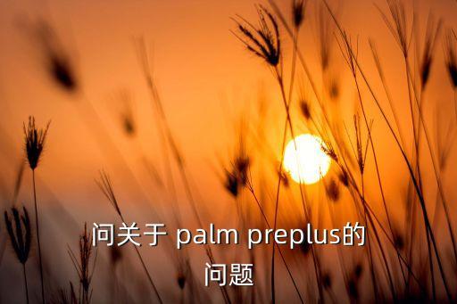 palm pre清除數(shù)據(jù)后