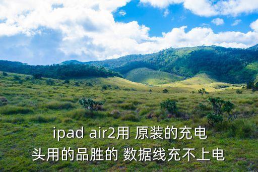  ipad air2用 原裝的充電頭用的品勝的 數(shù)據(jù)線充不上電