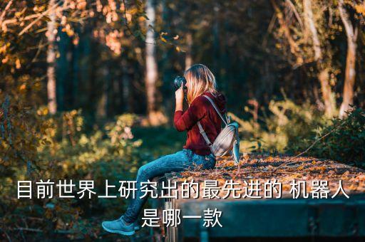 目前世界上研究出的最先進的 機器人是哪一款