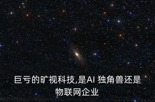 巨虧的曠視科技,是AI 獨(dú)角獸還是物聯(lián)網(wǎng)企業(yè)