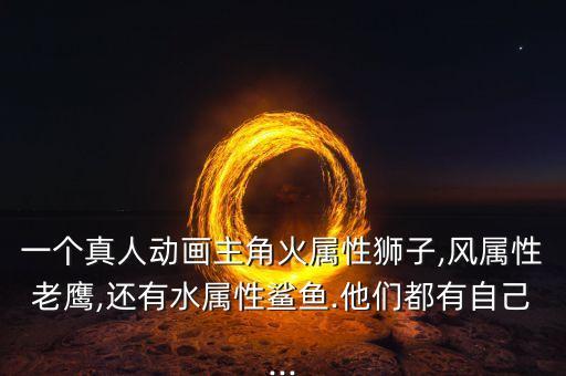 一個(gè)真人動(dòng)畫主角火屬性獅子,風(fēng)屬性老鷹,還有水屬性鯊魚.他們都有自己...