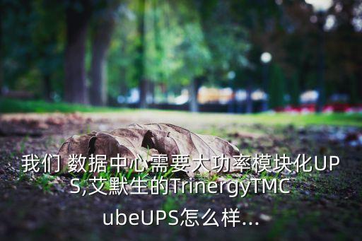 我們 數據中心需要大功率模塊化UPS,艾默生的TrinergyTMCubeUPS怎么樣...