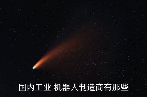 國內(nèi)工業(yè) 機(jī)器人制造商有那些