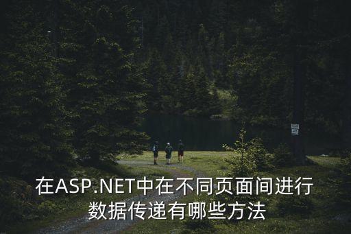 在ASP.NET中在不同頁(yè)面間進(jìn)行 數(shù)據(jù)傳遞有哪些方法