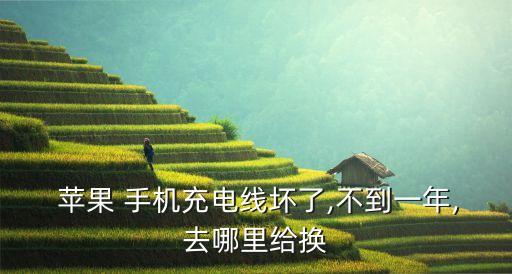  蘋果 手機(jī)充電線壞了,不到一年,去哪里給換