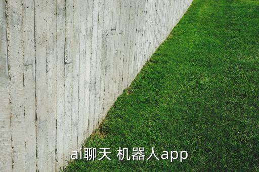 ai聊天 機(jī)器人app