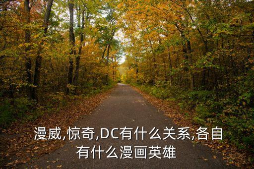  漫威,驚奇,DC有什么關(guān)系,各自有什么漫畫英雄