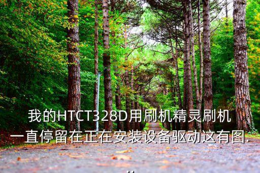我的HTCT328D用刷機精靈刷機一直停留在正在安裝設備驅動這有圖...