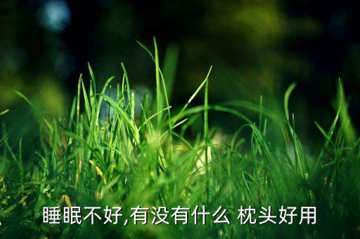 睡眠不好,有沒(méi)有什么 枕頭好用