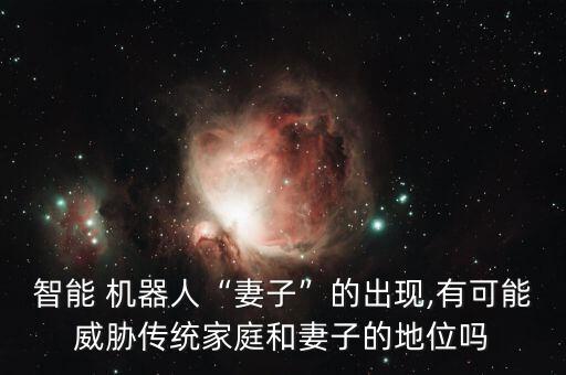 智能 機(jī)器人“妻子”的出現(xiàn),有可能威脅傳統(tǒng)家庭和妻子的地位嗎