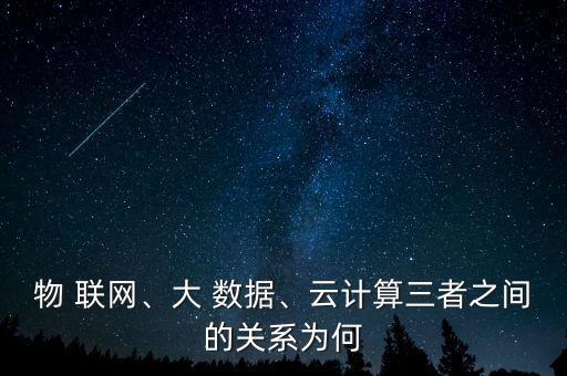 物聯(lián)網(wǎng)的大數(shù)據(jù)