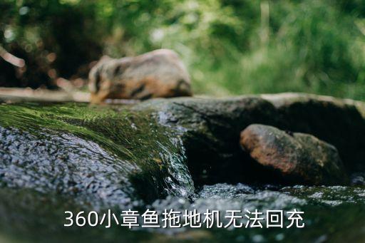  360小章魚拖地機無法回充
