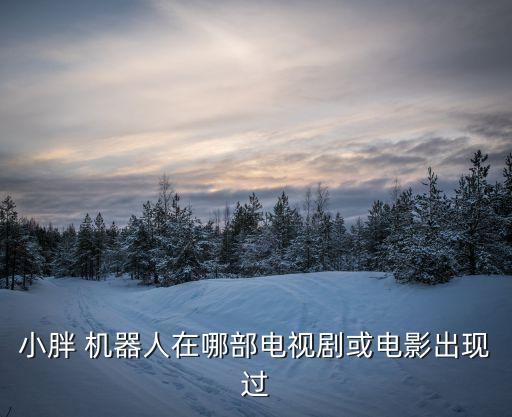小胖 機器人在哪部電視劇或電影出現(xiàn)過