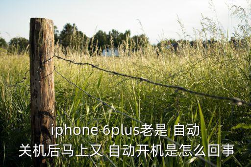 蘋果6plus老自動關機