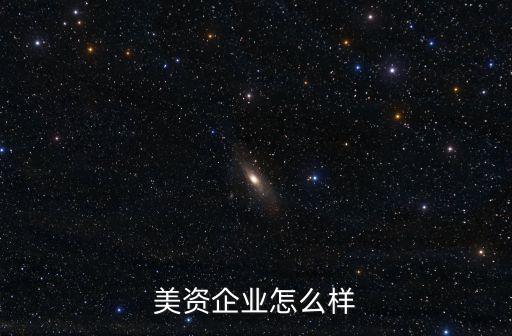 美資企業(yè)怎么樣