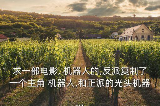 求一部電影, 機(jī)器人的,反派復(fù)制了一個(gè)主角 機(jī)器人,和正派的光頭機(jī)器...