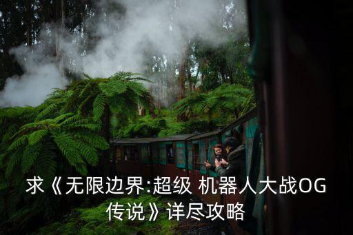 求《無(wú)限邊界:超級(jí) 機(jī)器人大戰(zhàn)OG傳說》詳盡攻略
