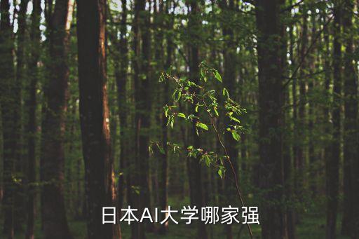 日本AI大學哪家強