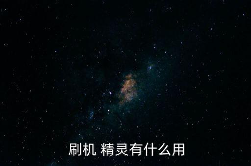  刷機(jī) 精靈有什么用
